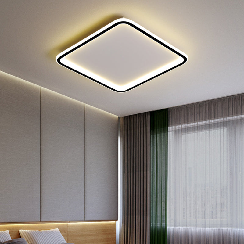 Luminaire de plafond encastré moderne en métal