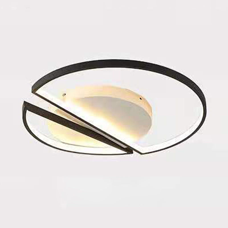 Modern Semi Flush Mount Chandelier Metal Semi Flush Light