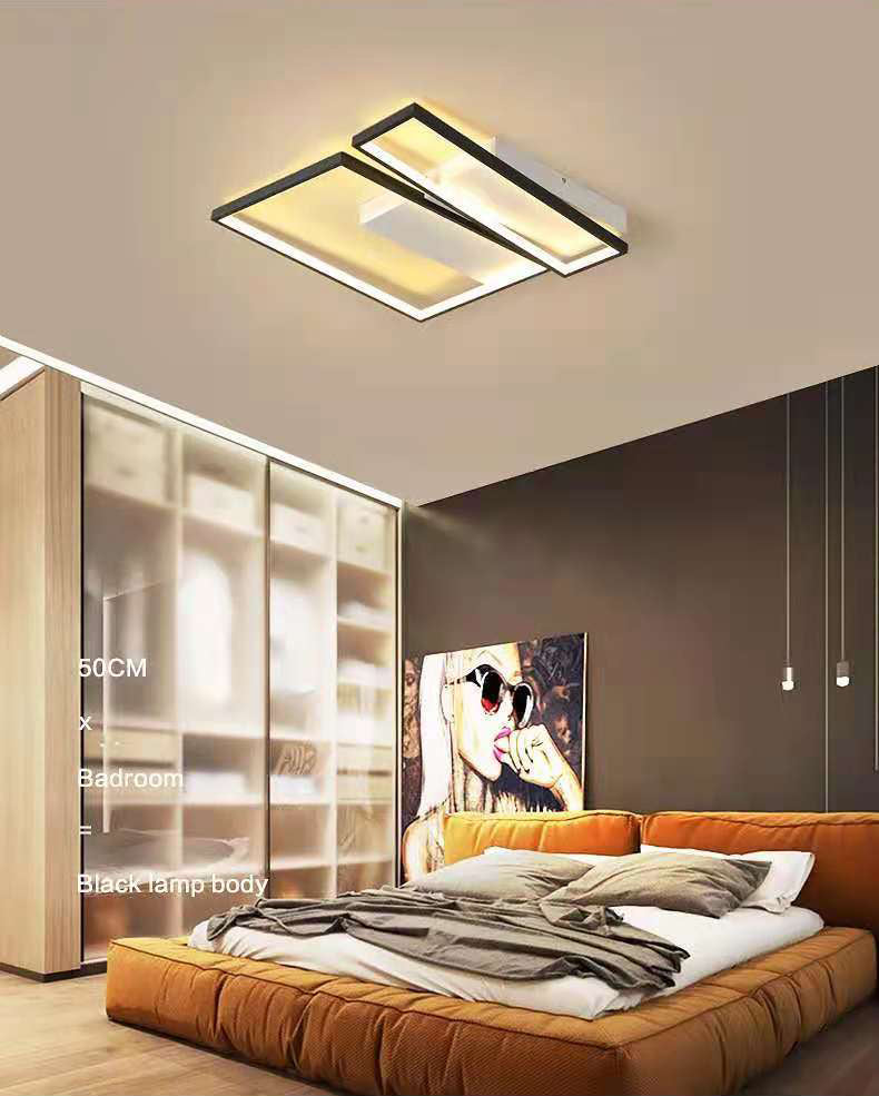Modern Semi Flush Mount Chandelier Metal Semi Flush Light