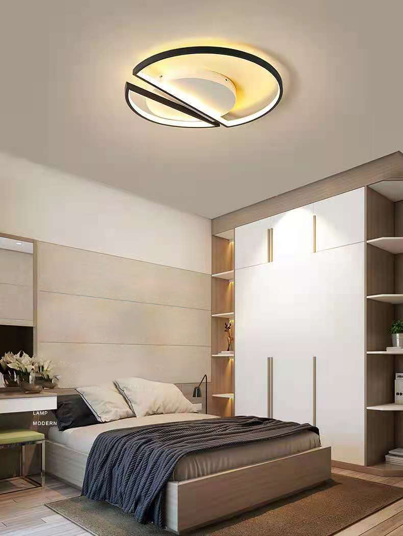 Modern Semi Flush Mount Chandelier Metal Semi Flush Light