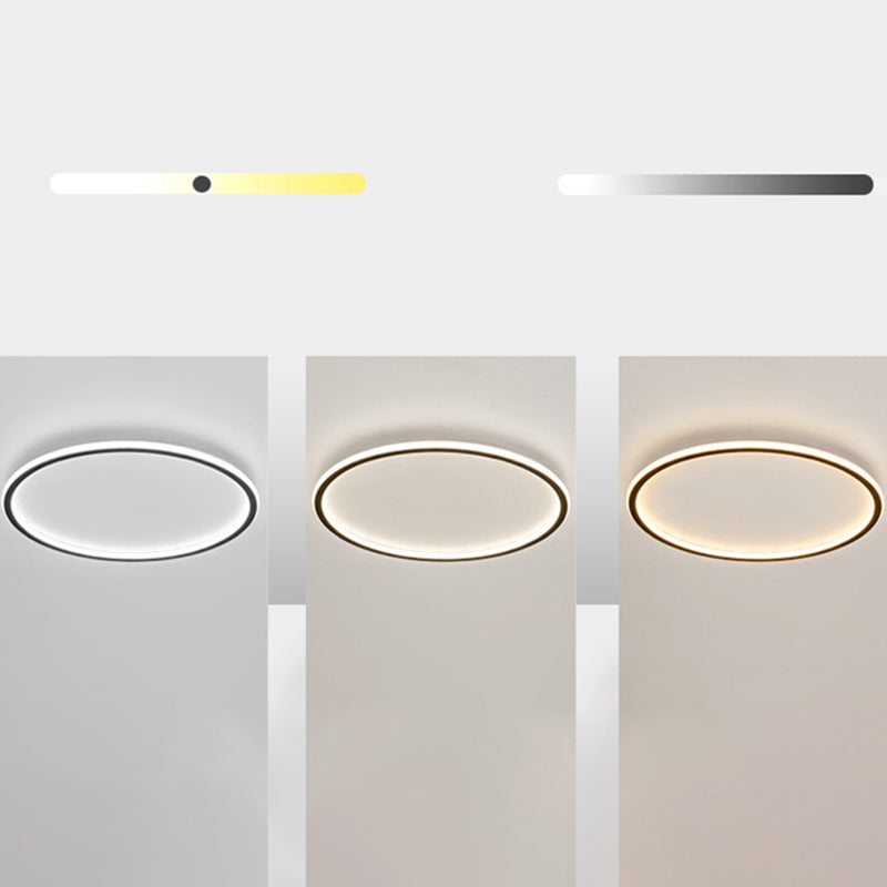 Ultradunne minimalistische LED-plafondlampen Ronde moderne stijl Eenvoud LED-inbouwlamp voor slaapkamer