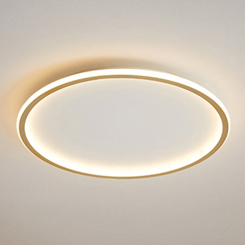 Ronde inbouwverlichtingsarmaturen Aluminium moderne eenvoud Inbouwlamp voor slaapkamer