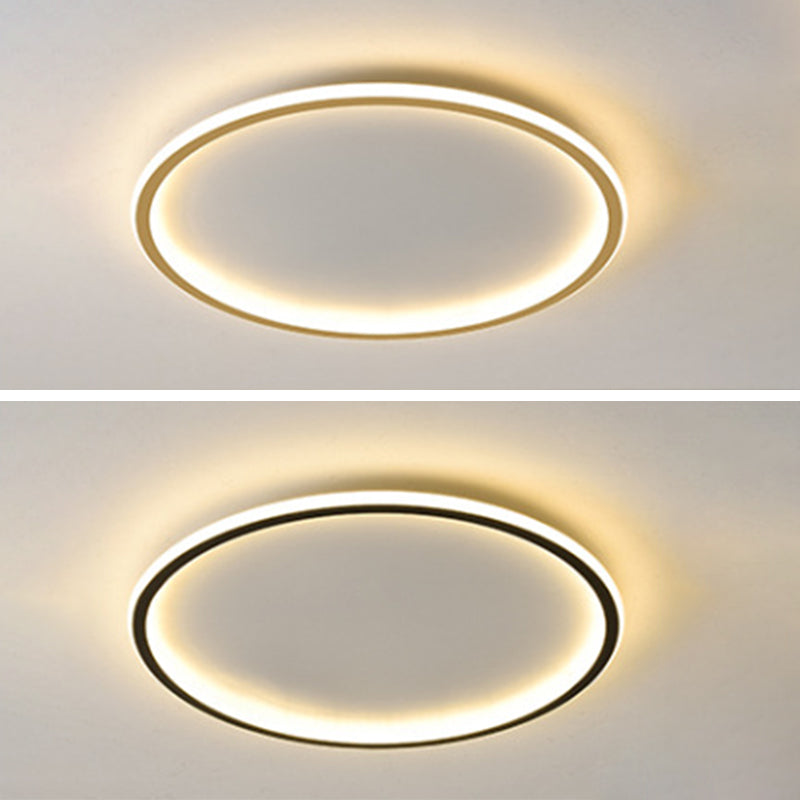 Ronde inbouwverlichtingsarmaturen Aluminium moderne eenvoud Inbouwlamp voor slaapkamer