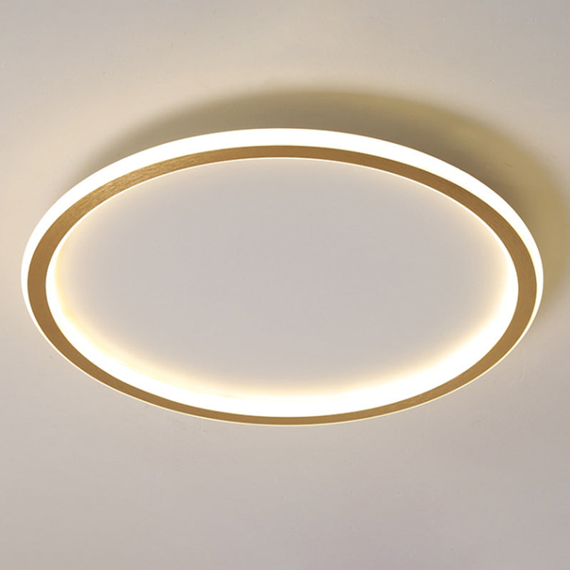 Ronde inbouwverlichtingsarmaturen Aluminium moderne eenvoud Inbouwlamp voor slaapkamer