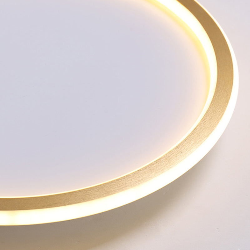 Ronde inbouwverlichtingsarmaturen Aluminium moderne eenvoud Inbouwlamp voor slaapkamer