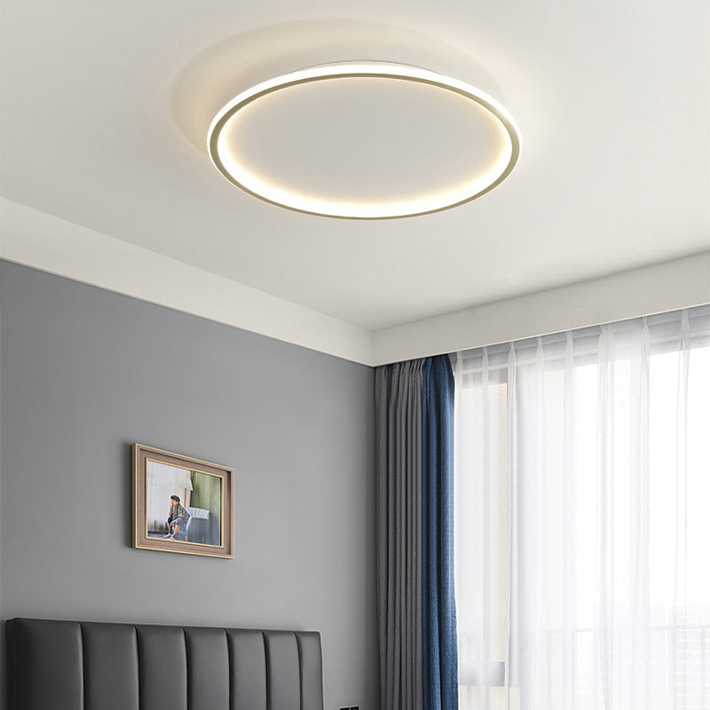 Round Flush Light Acryl Modern Flush Mount Deckenleuchte für Wohnzimmer