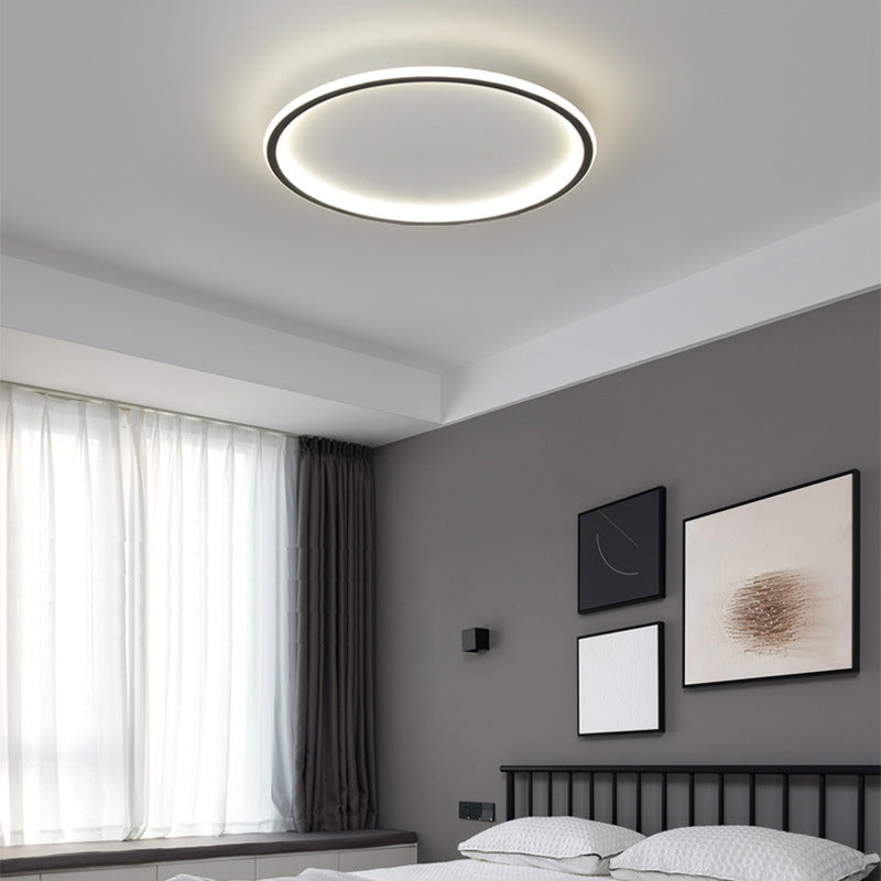 Round Flush Light Acryl Modern Flush Mount Deckenleuchte für Wohnzimmer