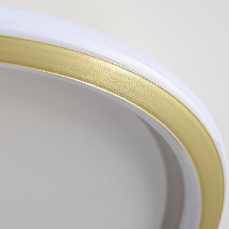 Round Flush Light Acryl Modern Flush Mount Deckenleuchte für Wohnzimmer