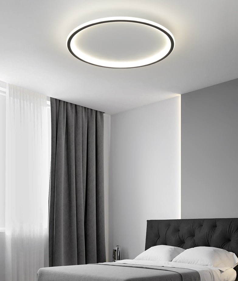 Round Flush Light Acryl Modern Flush Mount Deckenleuchte für Wohnzimmer