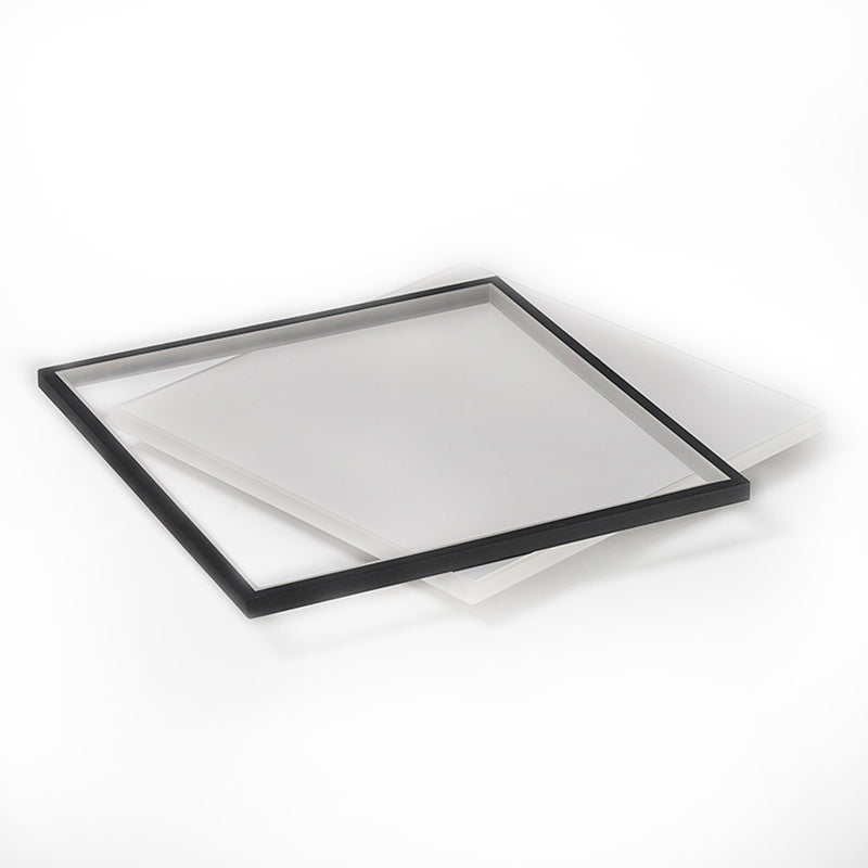 Ultra-thin Flush Mount Lighting Simplicity Metal Black-White LED Ceiling Lamp for Living Room