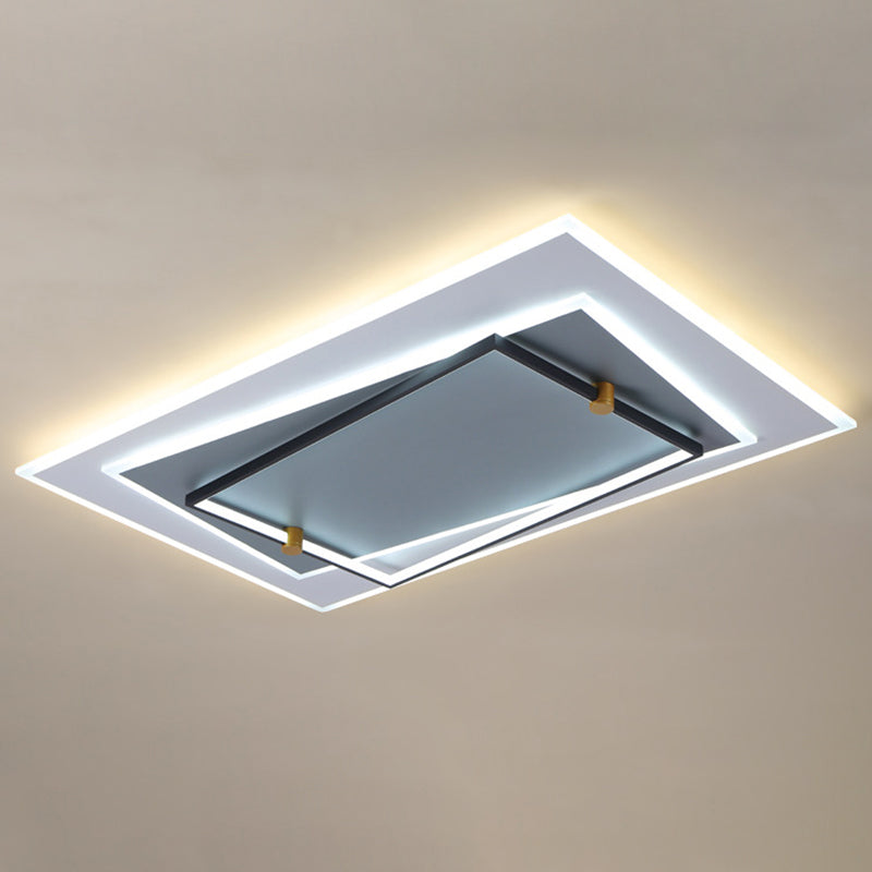 3-stufige oberflächenmontierte Deckenleuchte im nordischen Stil, Acryl-Schlafzimmer-LED-Einbauleuchte