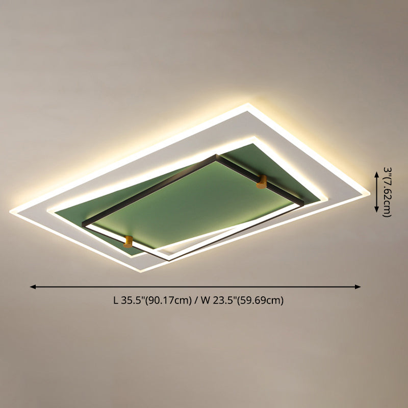 3-stufige oberflächenmontierte Deckenleuchte im nordischen Stil, Acryl-Schlafzimmer-LED-Einbauleuchte