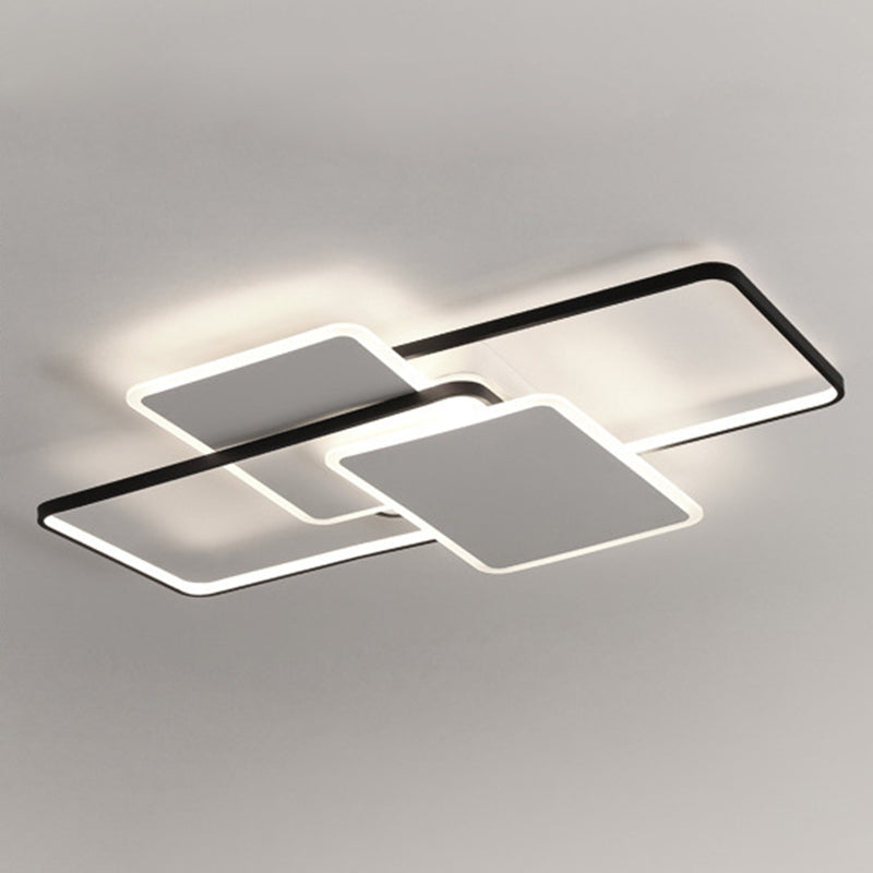 Traverse Plafonnier Plafonnier Minimaliste En Métal Salon LED Plafonnier Éclairage