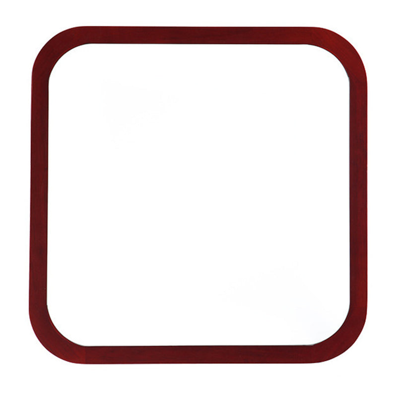 Rechteckige Deckenleuchte aus Holz mit abgerundeten Ecken, moderne LED-Einbauleuchte für Schlafzimmer