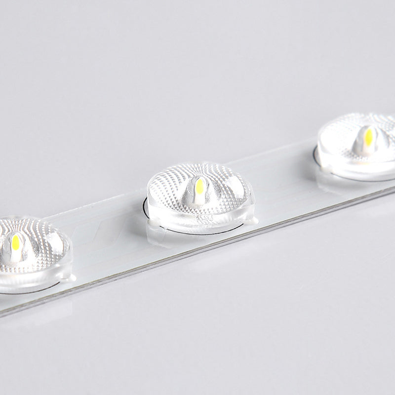 Lampe encastrée ovale marron foncé, plafonnier LED simple en bois avec Design rétroéclairé