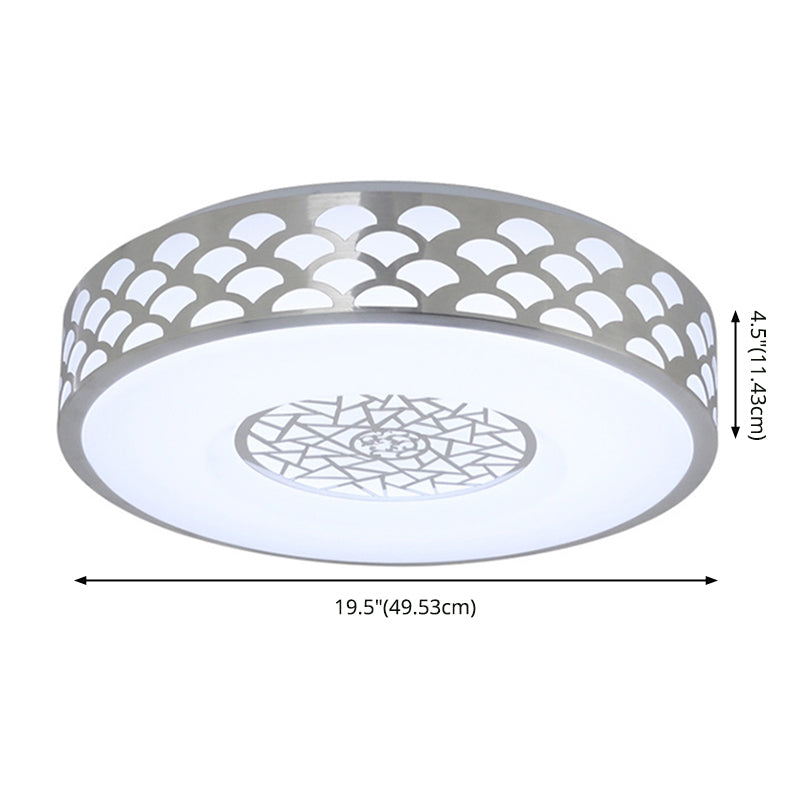 Round Flush Mount Light Acrylic Modern Simplicity Flush Mount Spotlight for Living Room