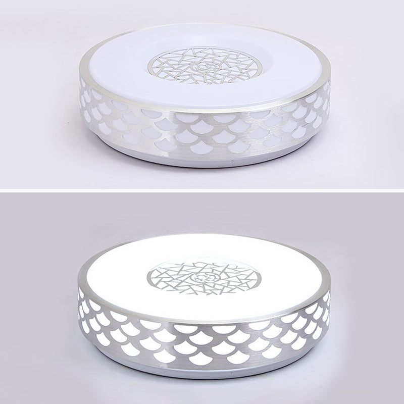 Round Flush Mount Light Acrylic Modern Simplicity Flush Mount Spotlight for Living Room