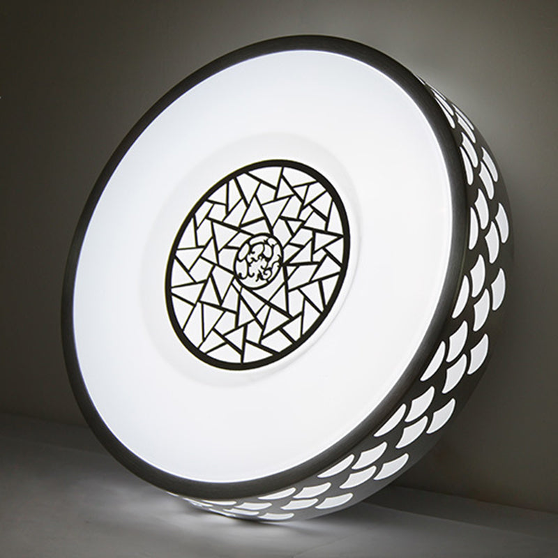 Round Flush Mount Light Acrylic Modern Simplicity Flush Mount Spotlight for Living Room