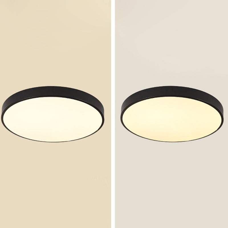 Acryl Ronde Moderne Stijl LED Plafond Licht Minimalisme Woonkamer Flush-mount Lamp
