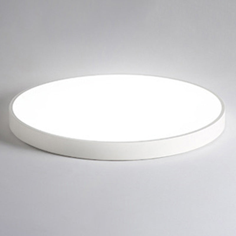 Round Simplicity LED Lighting Fixture 2" Ultra-thin LED Ceiling Lamp for Bedroom