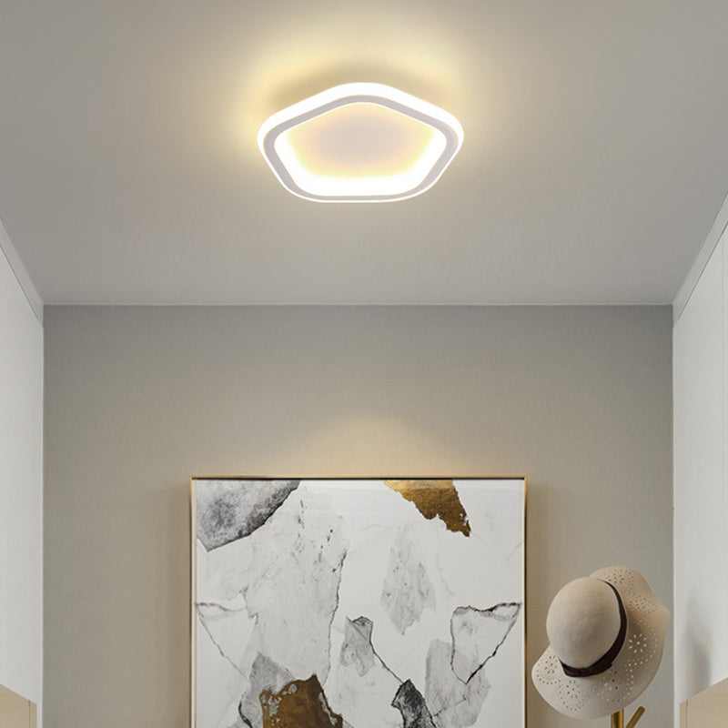 Ultra-Thin Flush Mount Ceiling Light Fixture Modern Minimalist Style Acrylic Flush Ceiling Lights