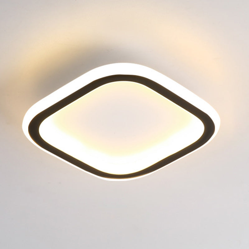 Ultra-Thin Flush Mount Ceiling Light Fixture Modern Minimalist Style Acrylic Flush Ceiling Lights