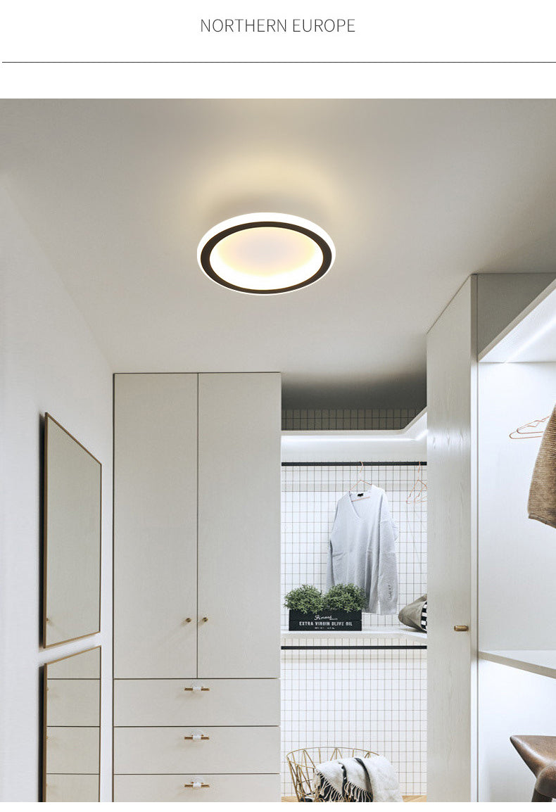 Ultra-Thin Flush Mount Ceiling Light Fixture Modern Minimalist Style Acrylic Flush Ceiling Lights