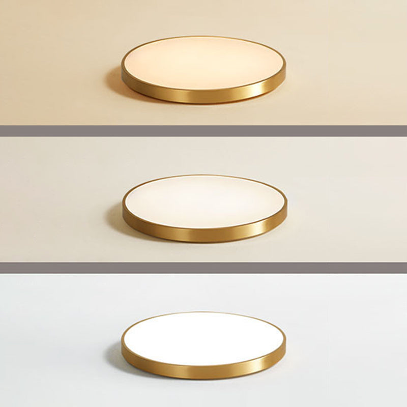 Circular Led Flush Mount Ceiling Light Fixtures Modern Acrylic Flush Mount