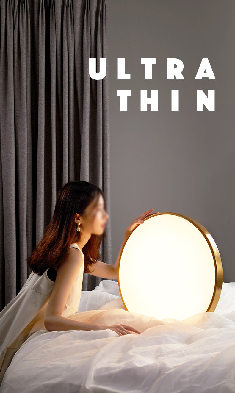 Circular Led Flush Mount Ceiling Light Fixtures Modern Acrylic Flush Mount