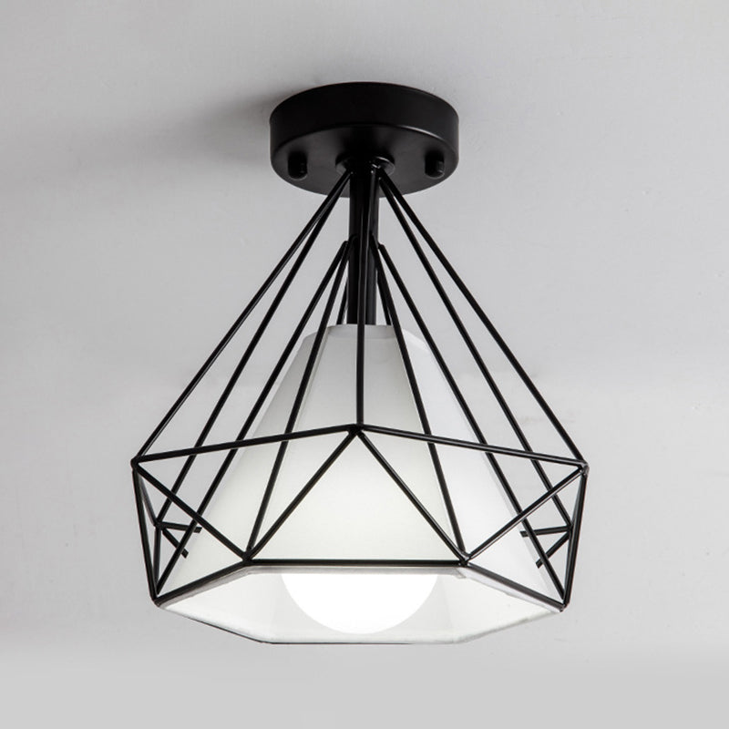 Moderne sternförmige Deckenleuchte im industriellen Stil, Stoff-Lampenschirm, Deckenleuchte für Wohnzimmer, Schlafzimmer