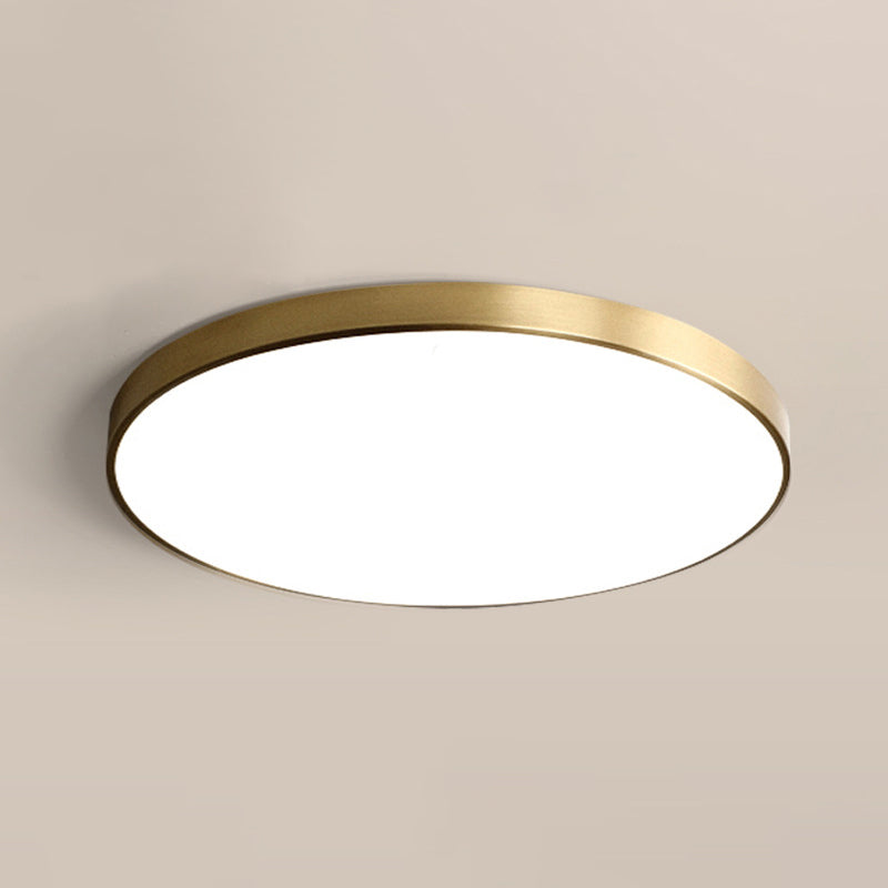 Circular Led Flush Mount Ceiling Light Fixtures Modern Acrylic Flush Light
