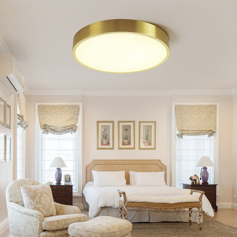 Circular Led Flush Mount Ceiling Light Fixtures Modern Acrylic Flush Light