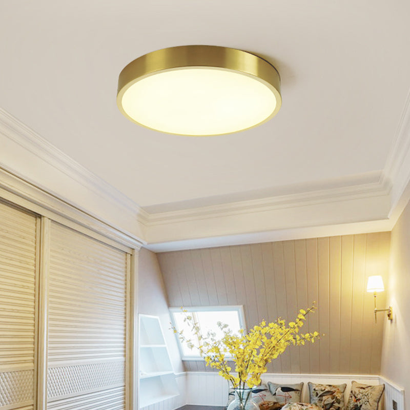 Circular Led Flush Mount Ceiling Light Fixtures Modern Acrylic Flush Light