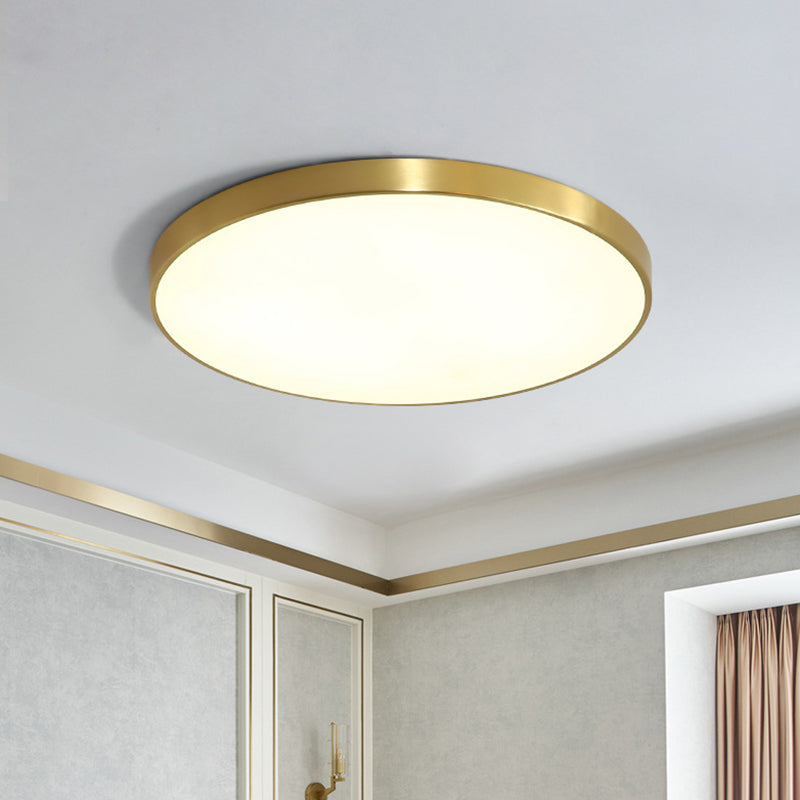 Circular Led Flush Mount Ceiling Light Fixtures Modern Acrylic Flush Light