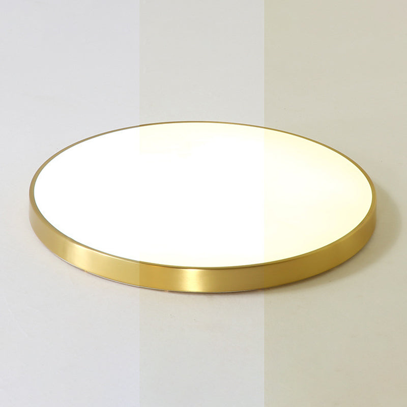 Circular Led Flush Mount Ceiling Light Fixtures Modern Acrylic Flush Light