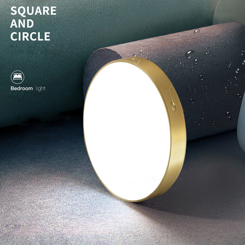 Circular Led Flush Mount Ceiling Light Fixtures Modern Acrylic Flush Light