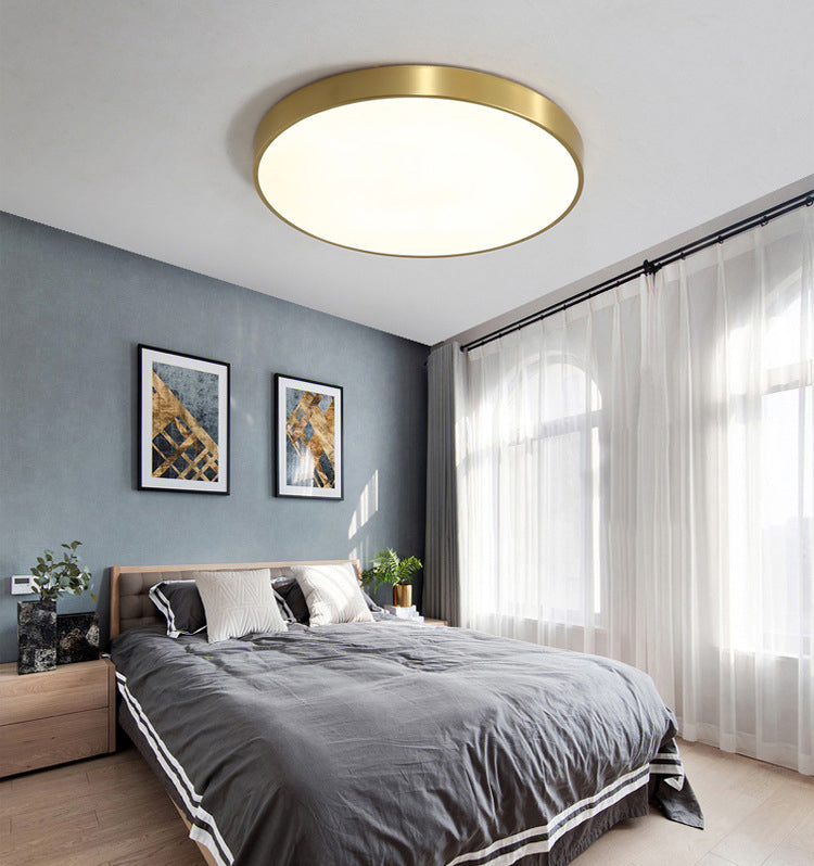 Circular Led Flush Mount Ceiling Light Fixtures Modern Acrylic Flush Light
