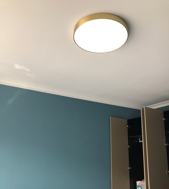 Circular Led Flush Mount Ceiling Light Fixtures Modern Acrylic Flush Light