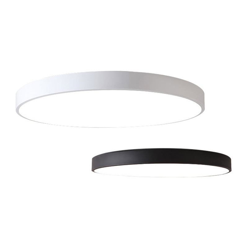 Circular Flush Mount Ceiling Lighting Fixture Modern Acrylic Flush Mount