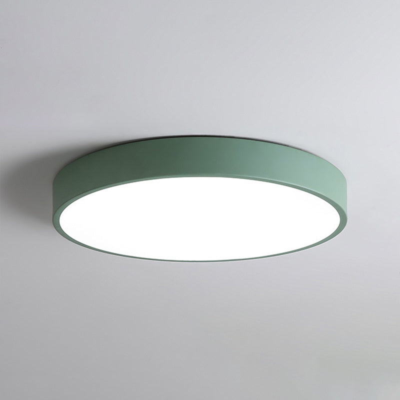 Circular Flush Mount Ceiling Lighting Fixture Modern Acrylic Flush Mount