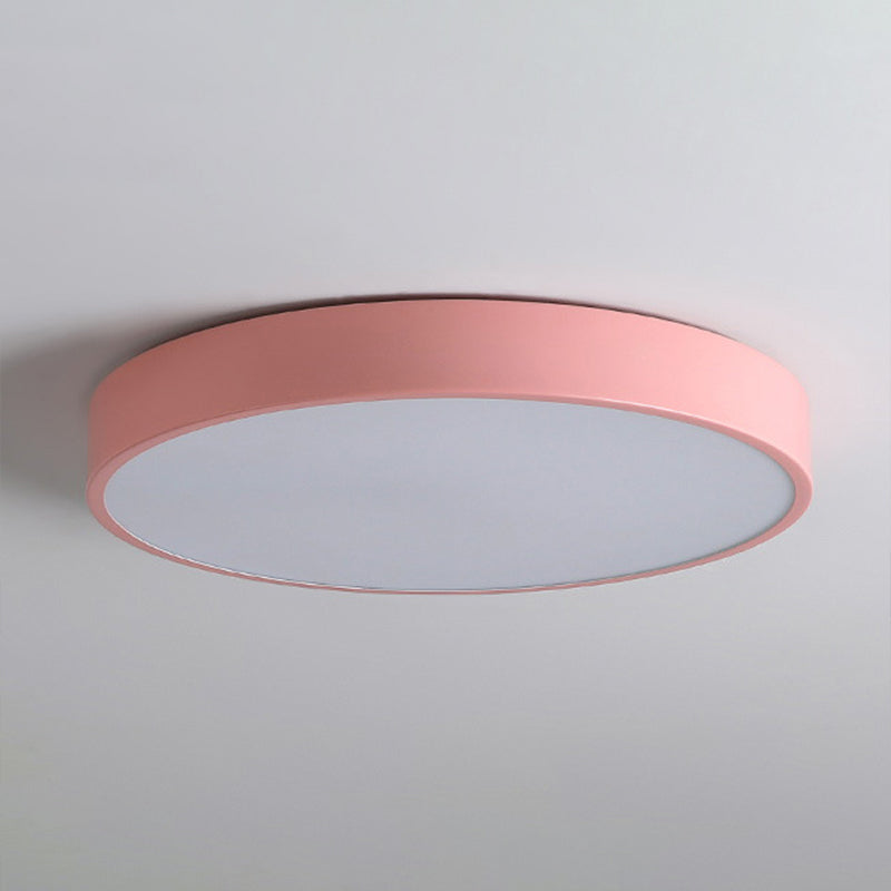 Circular Flush Mount Ceiling Lighting Fixture Modern Acrylic Flush Mount
