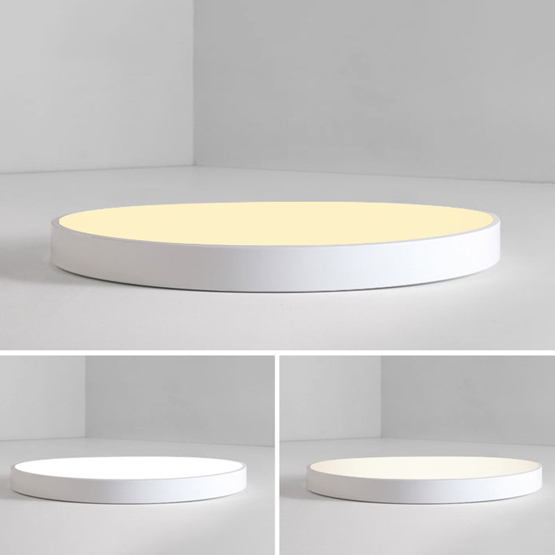 Circular Flush Mount Ceiling Lighting Fixture Modern Acrylic Flush Mount