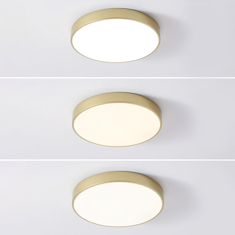 Circular Flush Mount Ceiling Lighting Fixture Modern Acrylic Flush Mount