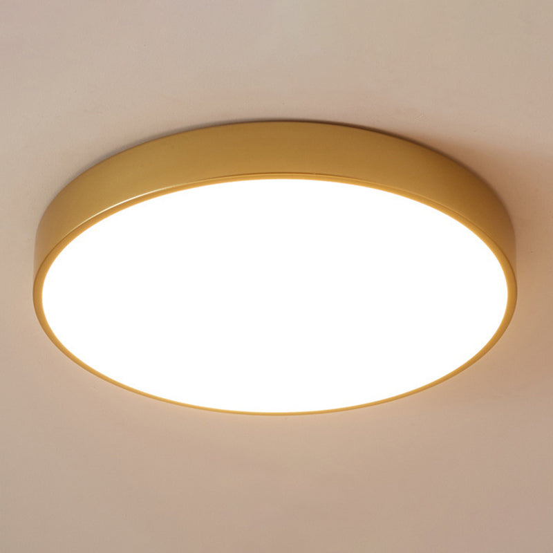 Circular Flush Mount Ceiling Lighting Fixture Modern Acrylic Flush Mount
