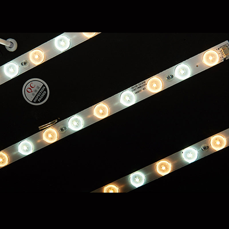 Runde Unterputz-Deckenleuchte, moderne Acryl-Unterputzleuchte