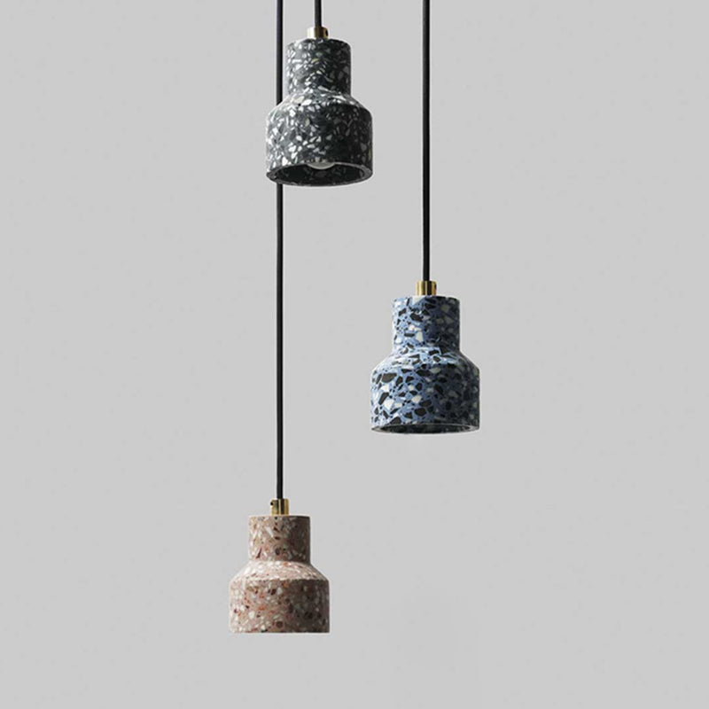 Schattierter Stein nach unten Mini Anhänger zeitgenössischer Stil Anhänger Beleuchtung für das Restaurant