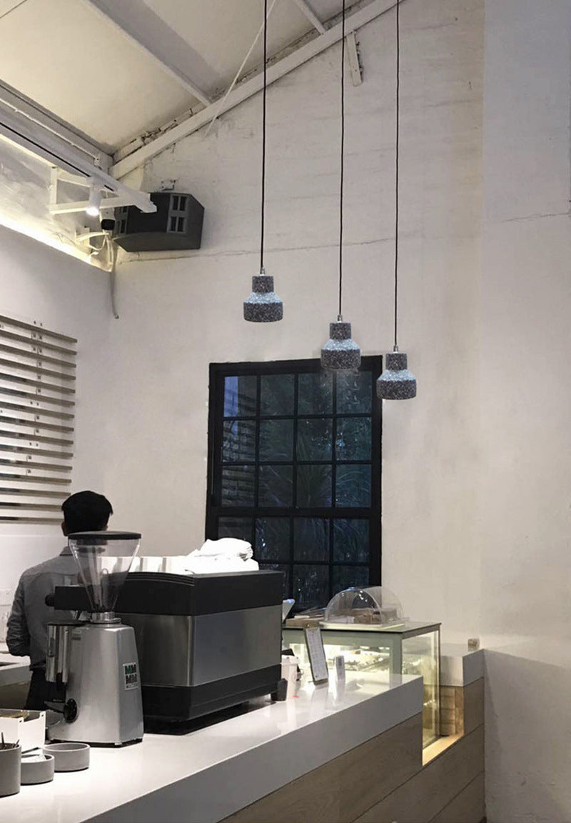 Schattierter Stein nach unten Mini Anhänger zeitgenössischer Stil Anhänger Beleuchtung für das Restaurant