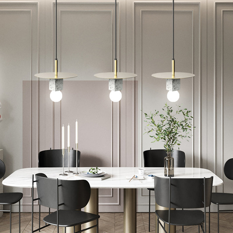 Schattierte Beleuchtung Anhänger zeitgenössischer Stil Steinschlafzimmer Anhänger Beleuchtung