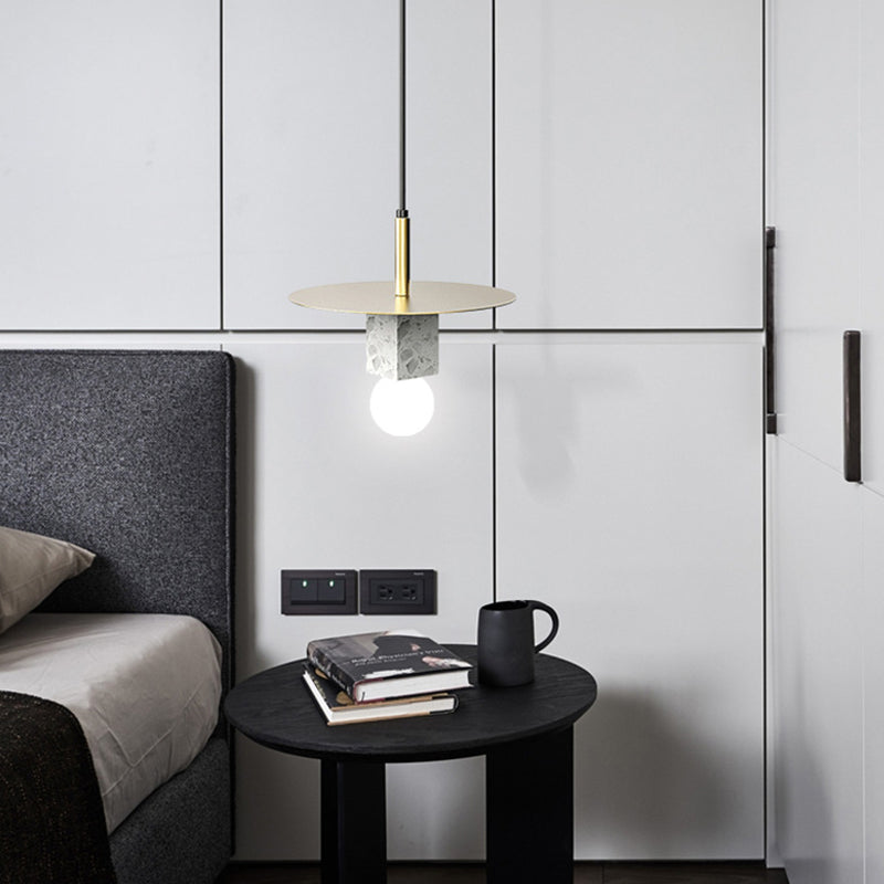 Gearceerde verlichting hanger hedendaagse stijl stenen slaapkamer hanger verlichting verlichting armatuur