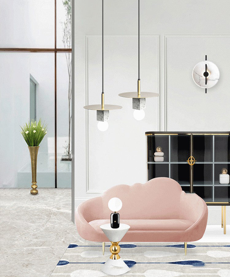 Schattierte Beleuchtung Anhänger zeitgenössischer Stil Steinschlafzimmer Anhänger Beleuchtung